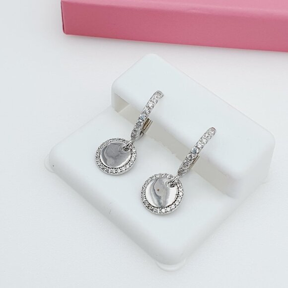 - "925 Sterling Silver Cubic Zirconia Earrings, U19254704 - Picture 11 of 11